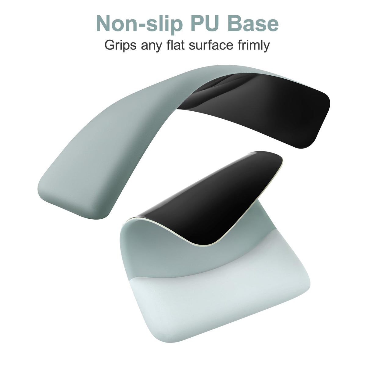MOSISO Wrist Rest Support Mouse Pad & Keyboard Set, Powder Blue