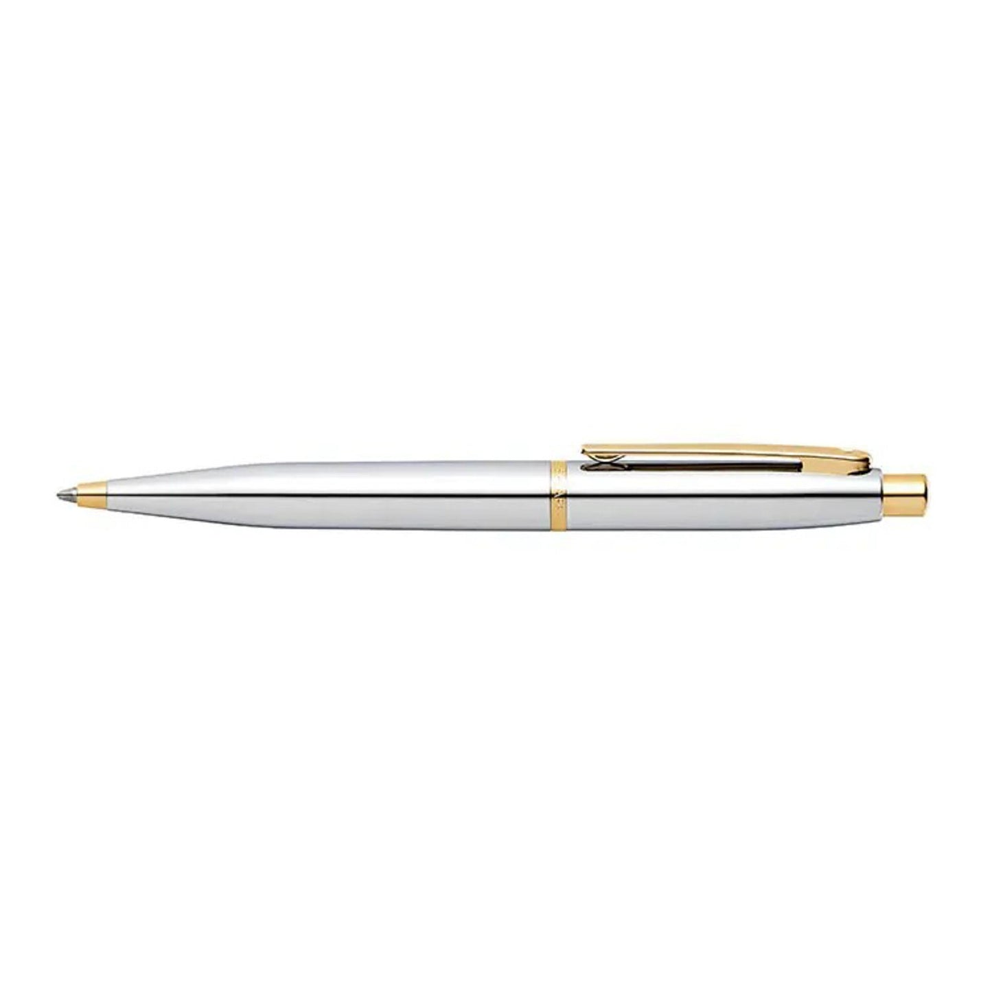Sheaffer VFM Chrome Ballpoint Pen with Gold Tone Appointments