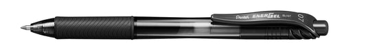 Pentel BL107A EnerGel X Roller Ball Retractable Gel Pen, Black, Dozen (BL107-A)