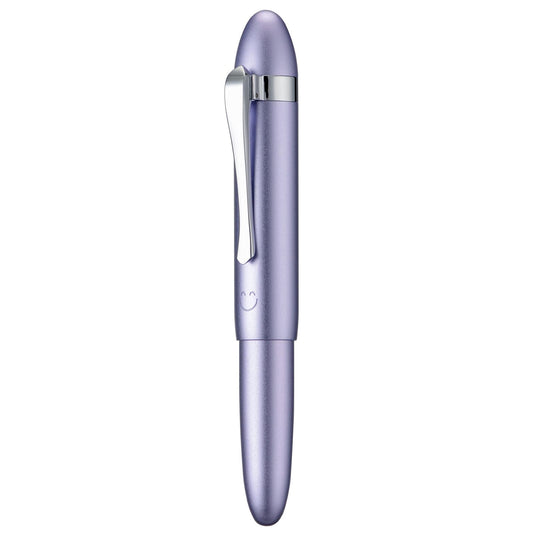 HONG DIAN M1 Fountain Pen Extra Fine Nib, Purple & Submarine Shape Aluminium Short Mini Pocket