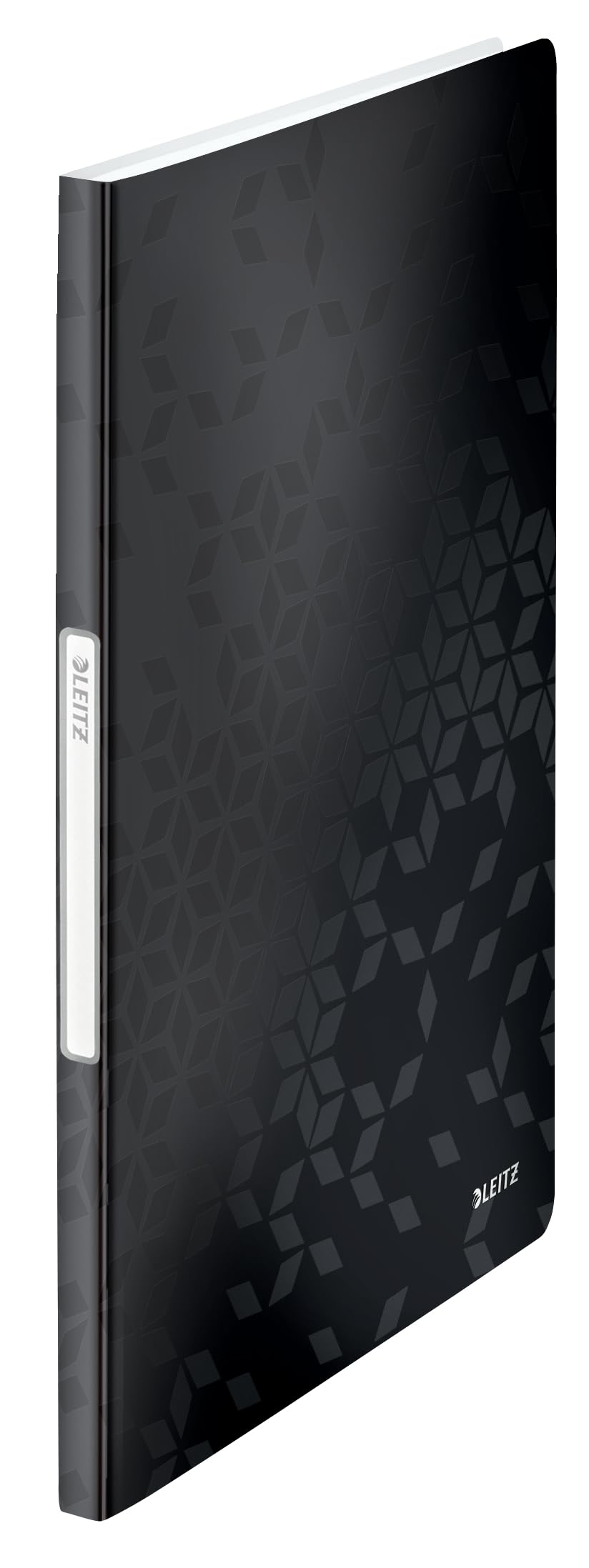 Leitz A4 Display Book, 20 Pockets, 40 Sheet Capacity, Transparent Pockets, Black, Wow Range