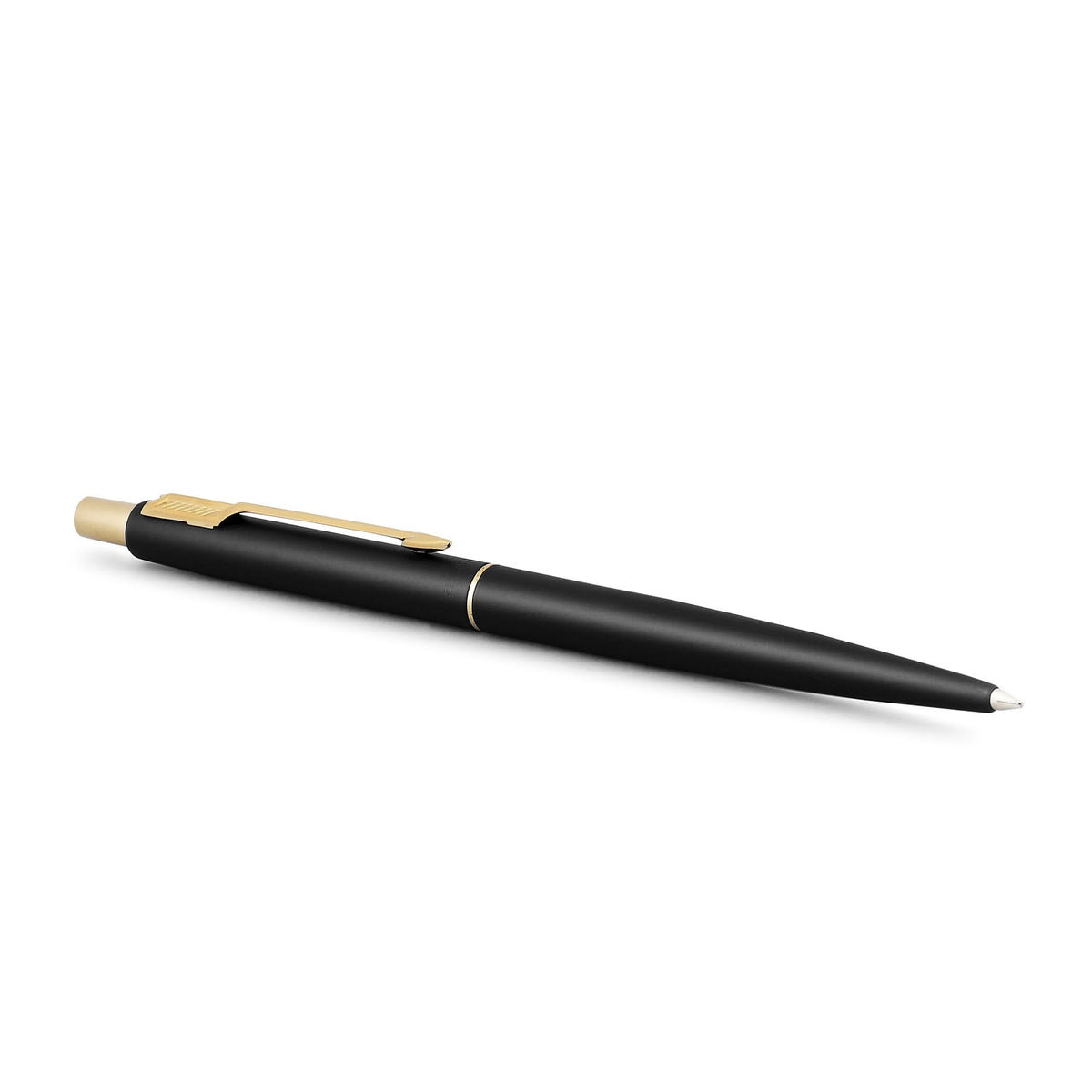 Parker Classic Matte Black Gold Trim Ball Pen