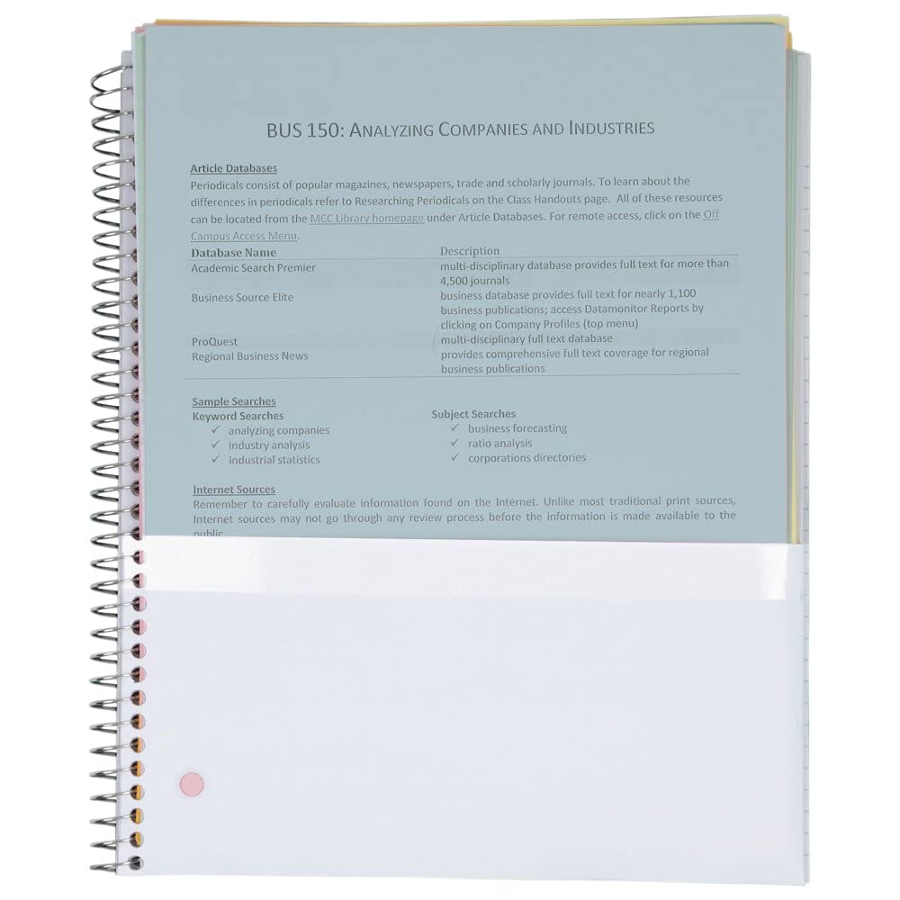 Five Star Spiral Notebooks, 1 Subject, College Ruled, 11" x 8-1/2", Cute Designs Bright Colors, 3