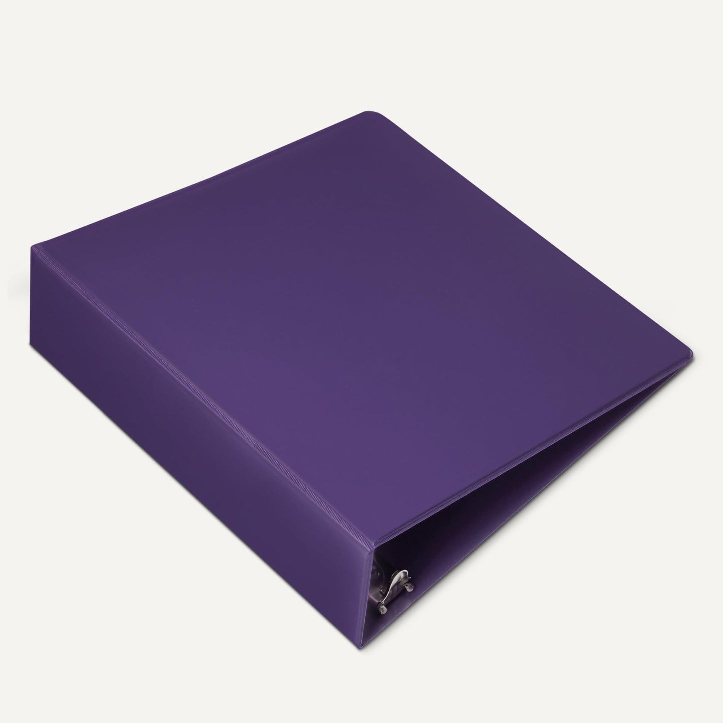 Amazon Basics 3 Ring Binder, 2 inch Round Rings, Holds 375 Sheets, Two Interior Pockets, Assorted