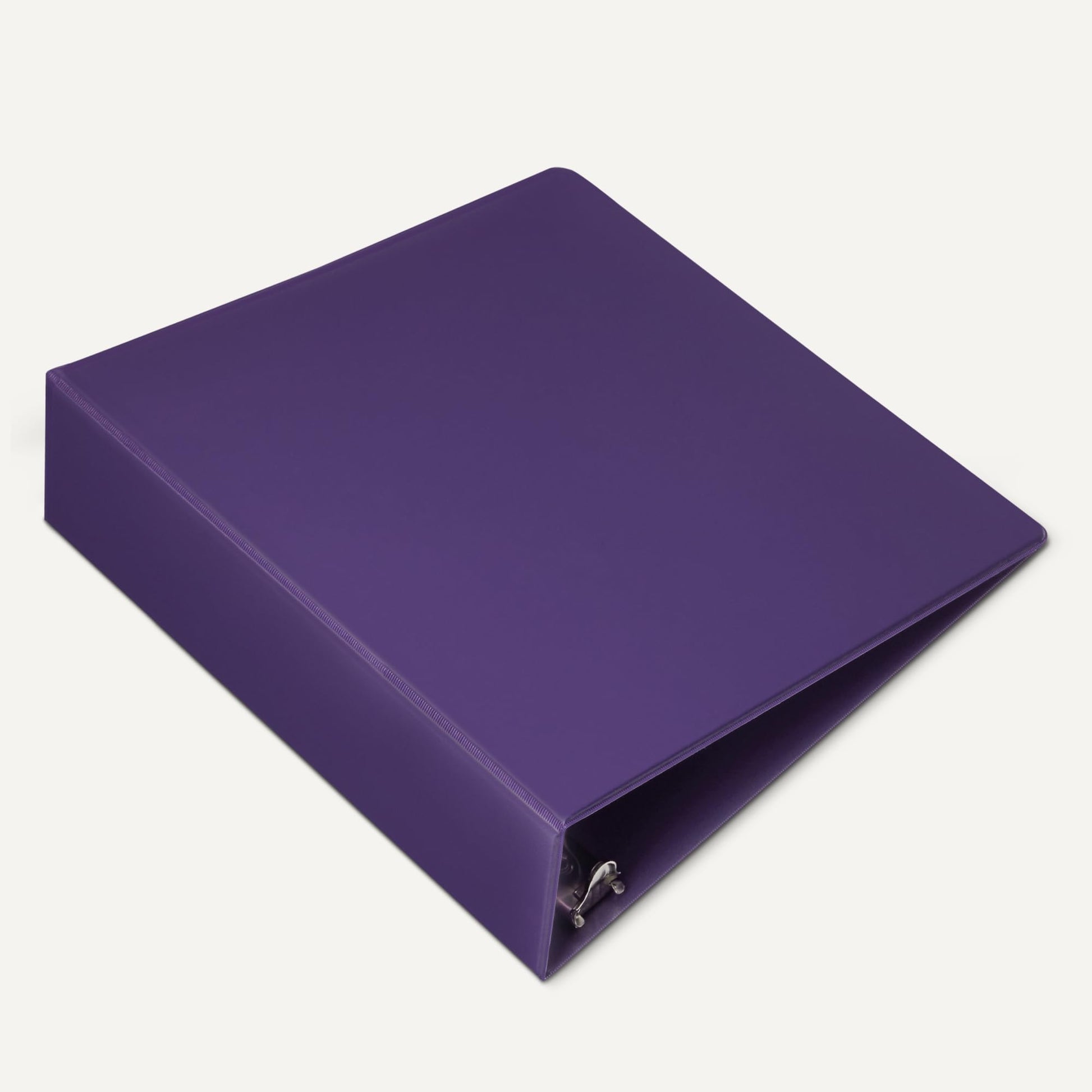 Amazon Basics 3 Ring Binder, 2 inch Round Rings, Holds 375 Sheets, Two Interior Pockets, Assorted