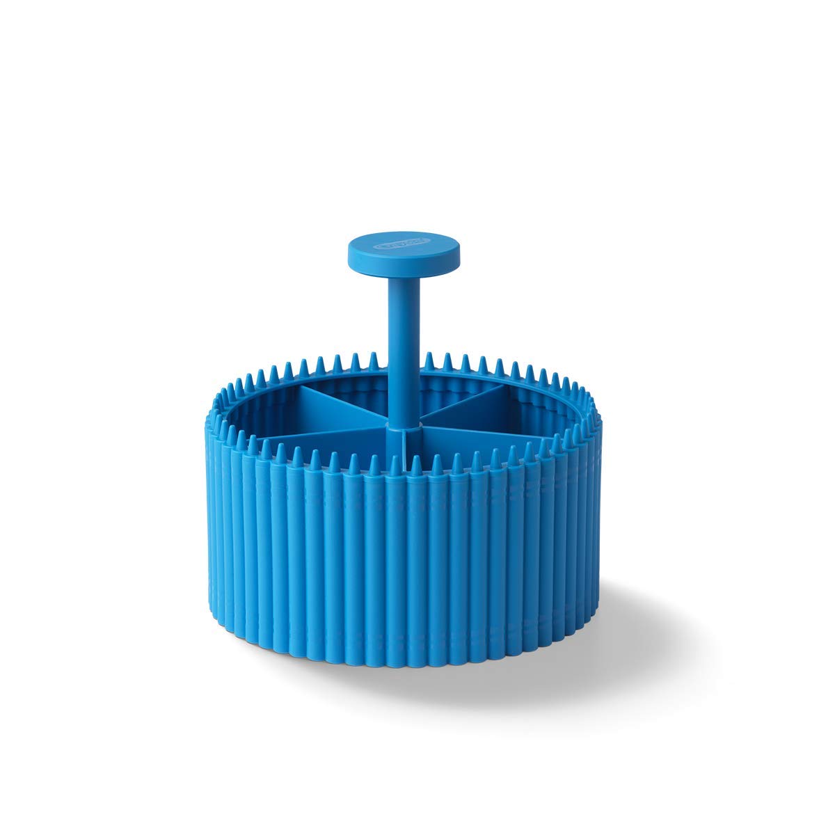 Crayola Round Storage Organizer - Creative Kids Desk Organizer with 5 Sections for Storing Pens