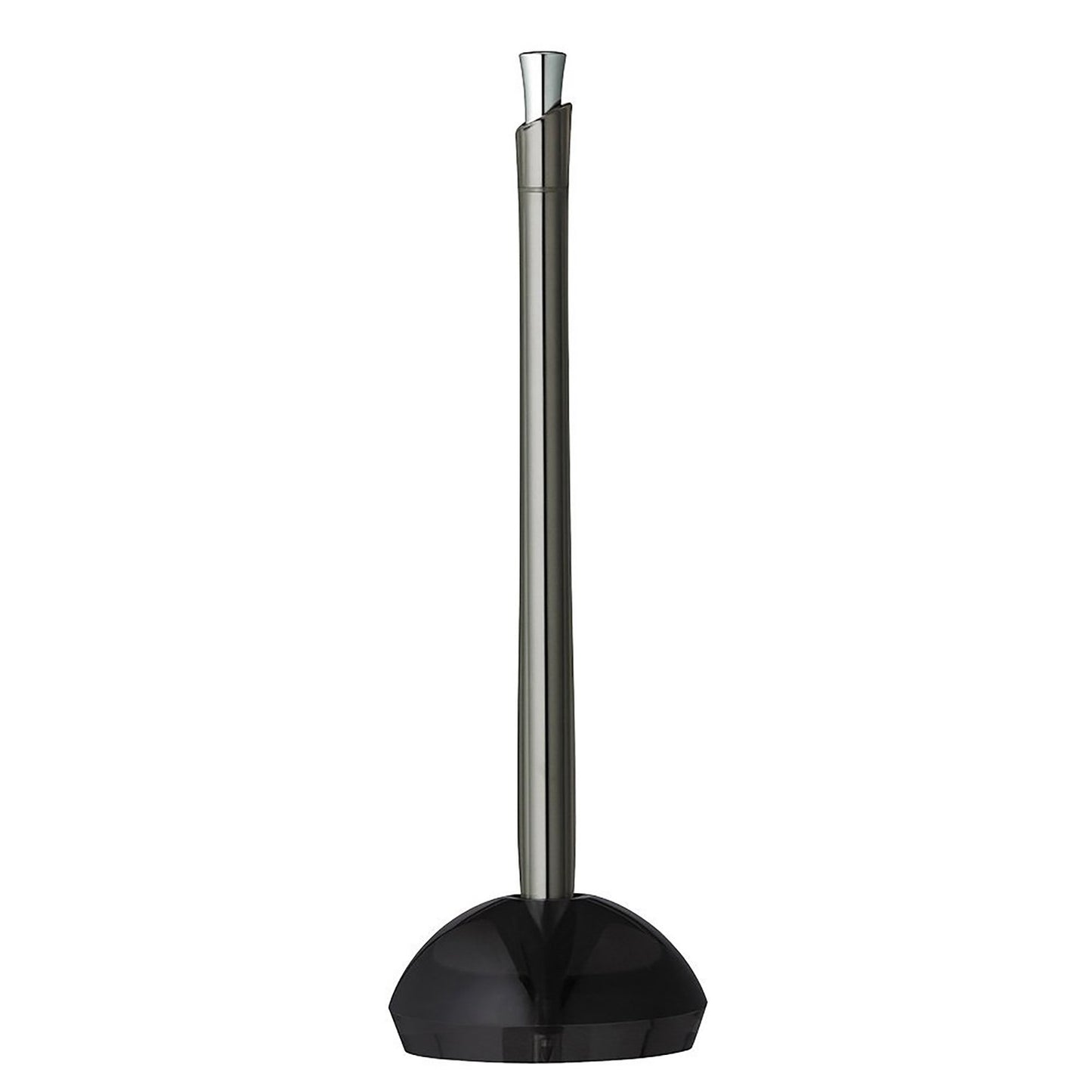 Zebra Flos Desk Ballpoint Pen, 0.7 mm, Black Ink, Glass Black (BA65-GBK)