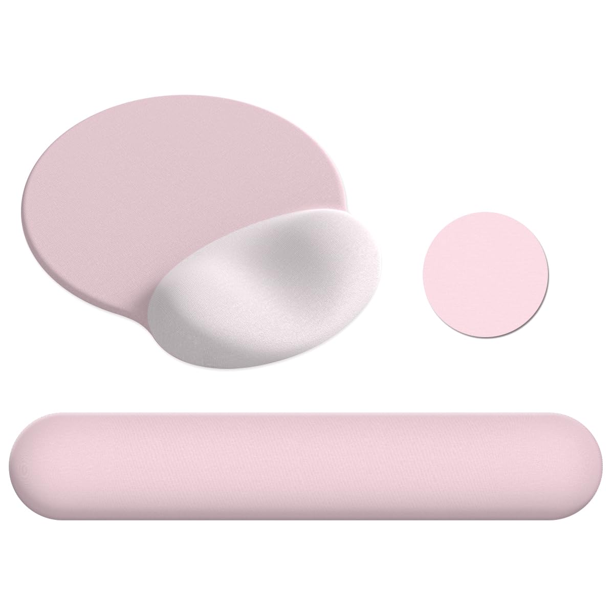 AIMSA Mouse Pad with Wrist Rest Support, Keyboard Wrist Rest Set, Ergonomic Memory Foam Mousepad