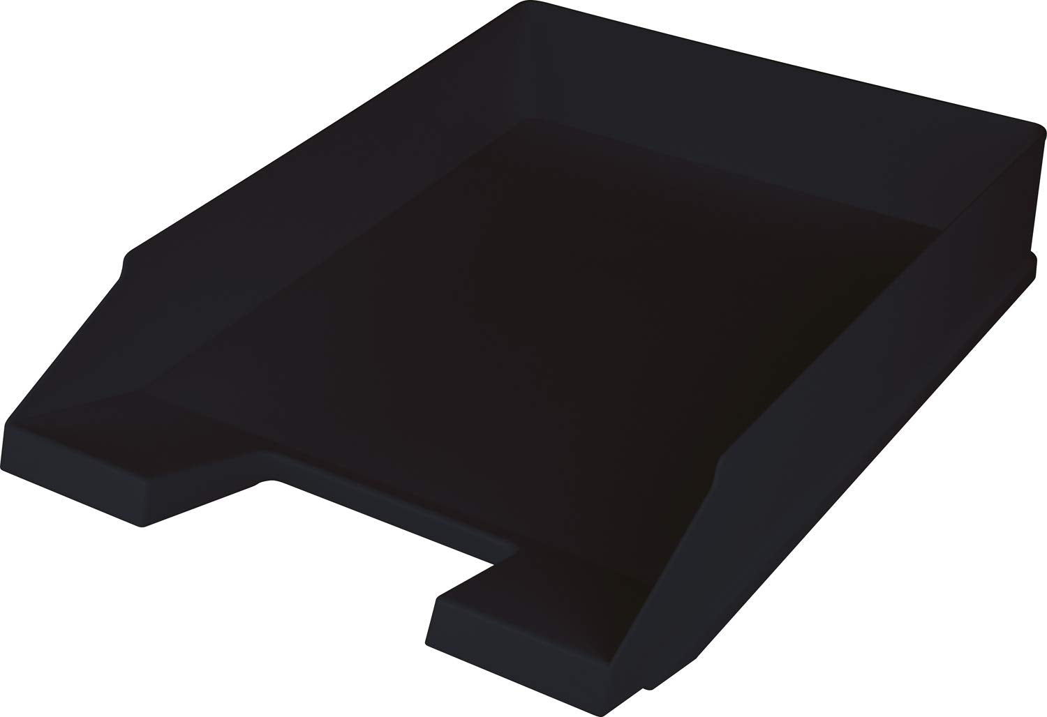 Helit The Green Staff Letter Tray DIN A4-C4 Recycled Plastic Blue Angel Certified Pack of 1 Black
