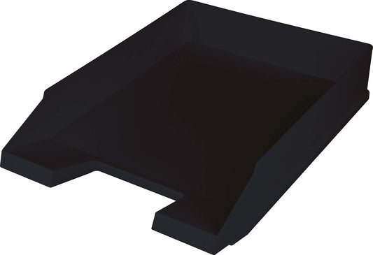 Helit The Green Staff Letter Tray DIN A4-C4 Recycled Plastic Blue Angel Certified Pack of 1 Black