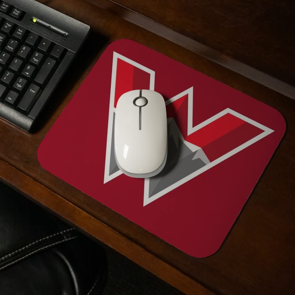 Western Colorado University Primary Logo Low Profile Thin Mouse Pad