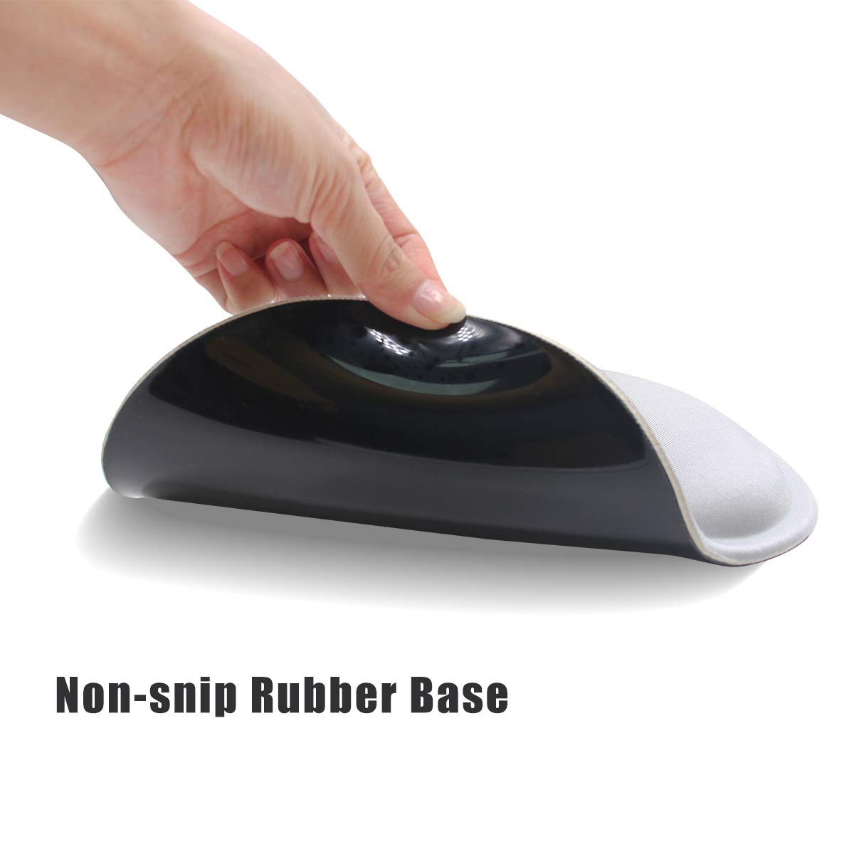 AORTDES Ergonomic Keyboard Mouse Pad Wrist Rest Support Set for Laptop/Computer/Desktop,Memory Foam