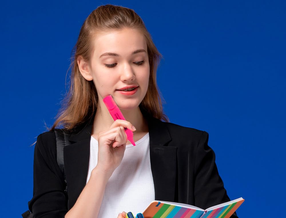 Q-Connect Highlighter Pen - Pink