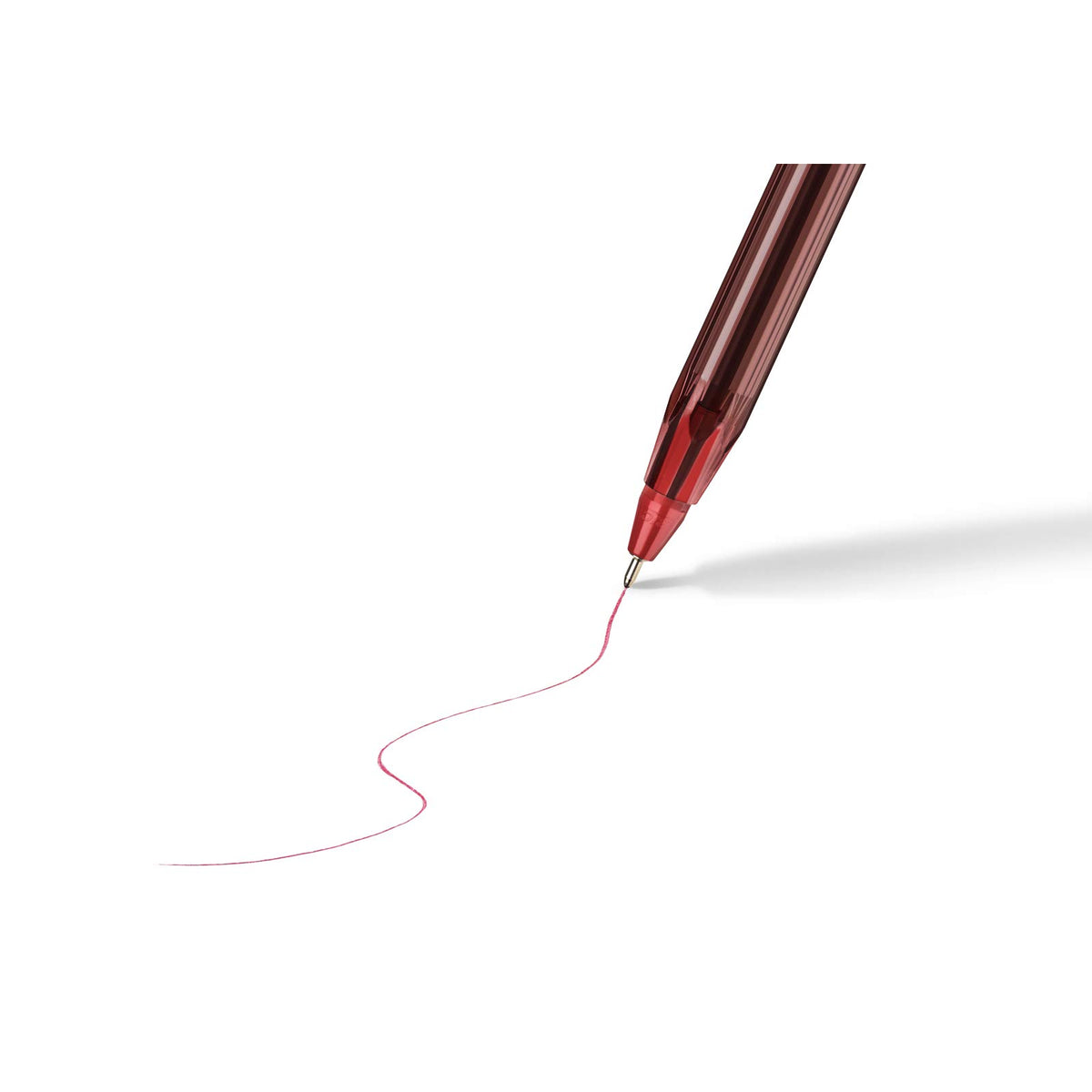 Bic Crystal Exact Fine Point Pens (0.7 mm) - Red, Box of 20