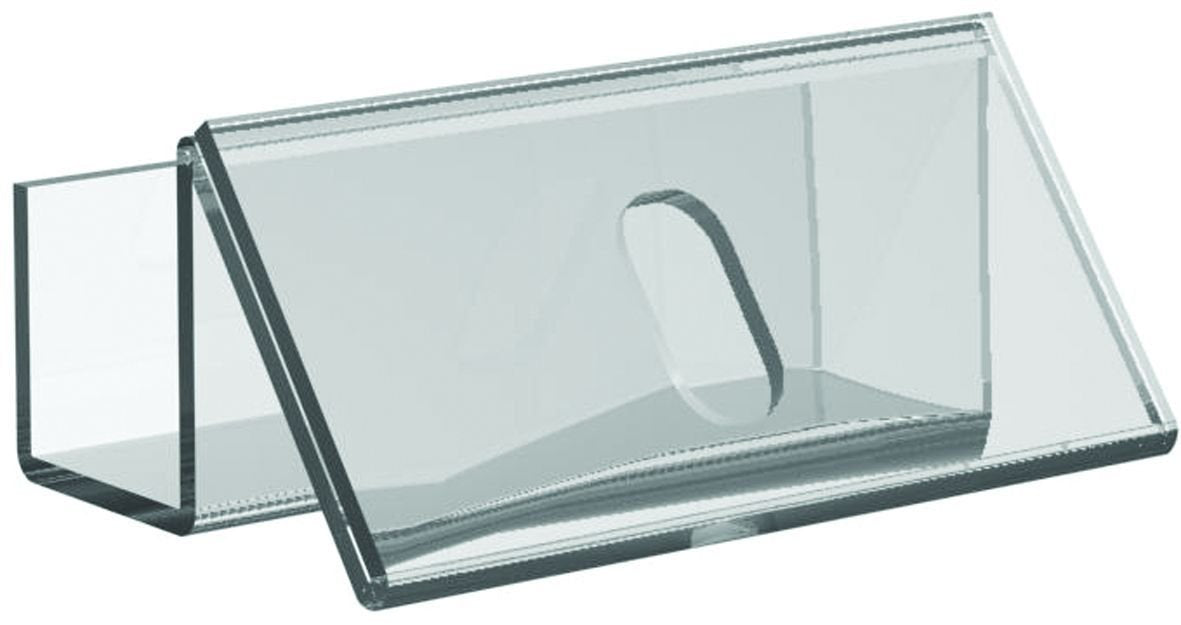 Europel-Business Card Holder, Crystal Clear Acrylic, 30mm, Counter, 350091