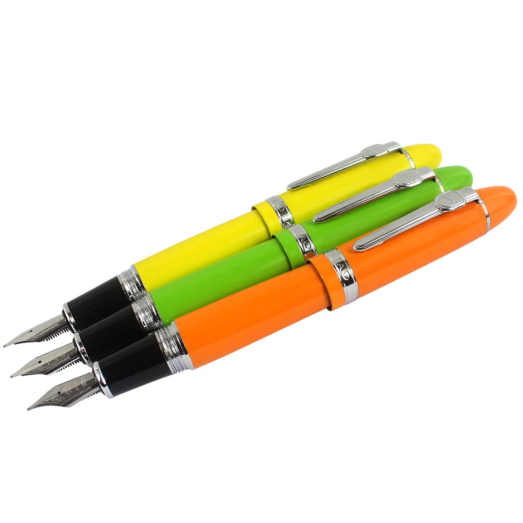 zoohot Jinhao 159 Fountain Pen Heavy Big Pen 3 Pieces in 3 Colors