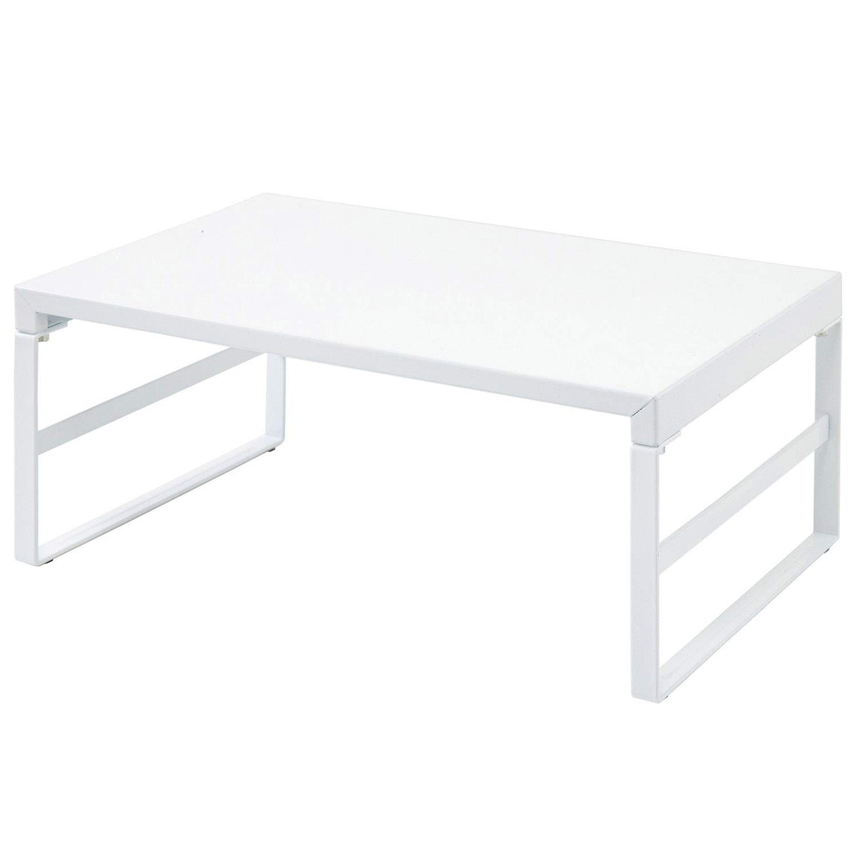 LIHIT LAB Desktop Stand, 9.8 x 15.4 x 6.3 inches, White (A7331-0)