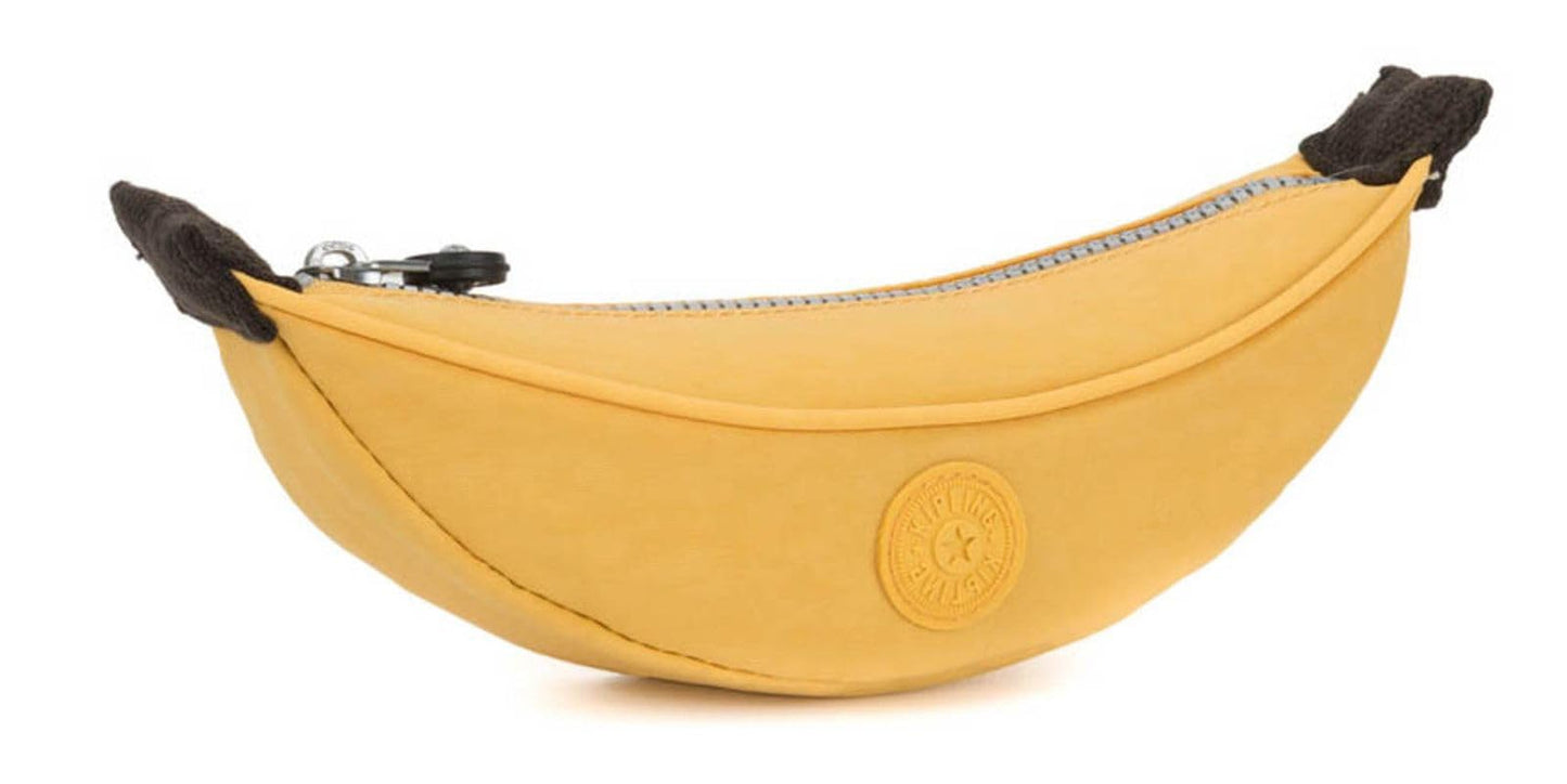 Kipling Banana Small Pen Case, Banana Yellow, One Size, BANANA