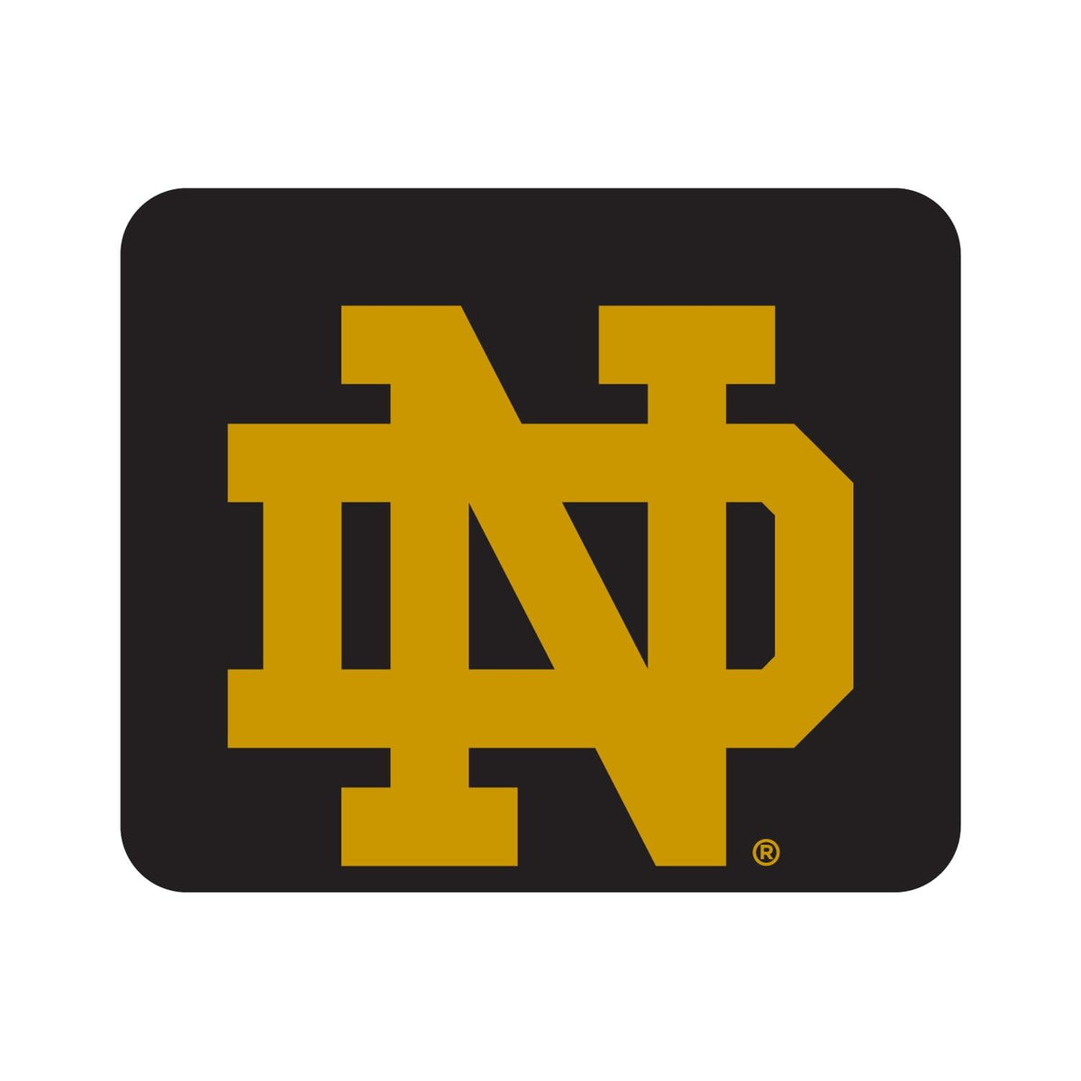 Mouse Pad, Fabric, University of Notre Dame Standard/Cropped