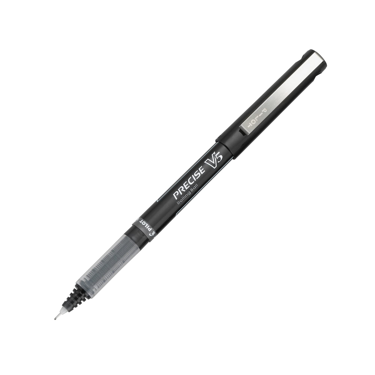 Pilot Precise V5 Needlepoint Rolling Ball Point Pen, Extra Fine, Black, 12 Count
