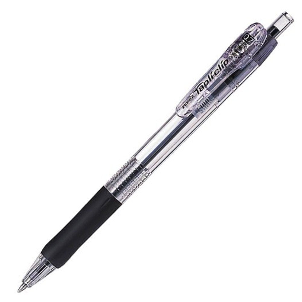 Zebra Permanent Ball Point Pen Tapri Clip 0.7 Black 10 pcs B-BN5-BK