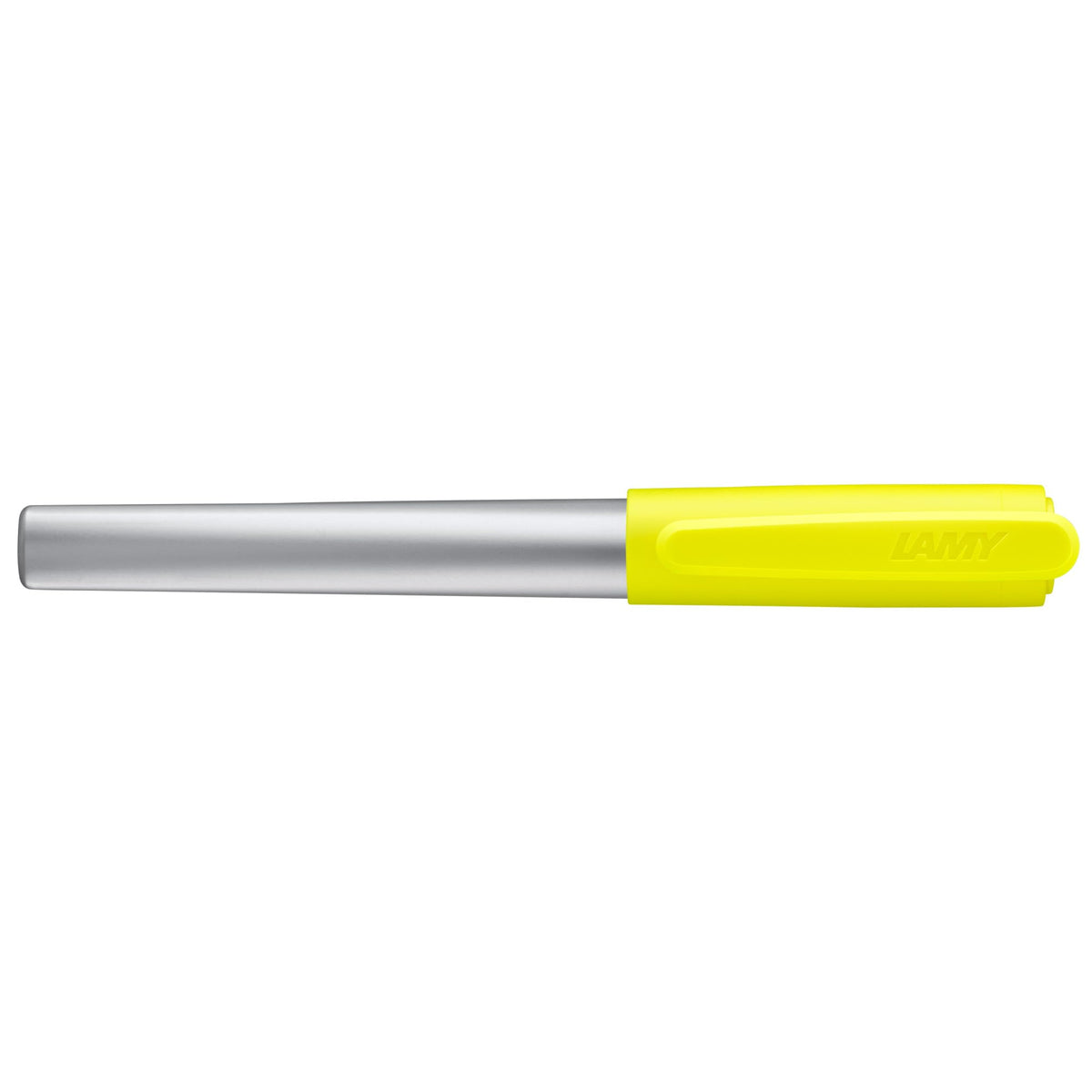 LAMY nexx neonyellow – Fountain Pen with slip-proof grip & polished steel nib in size A