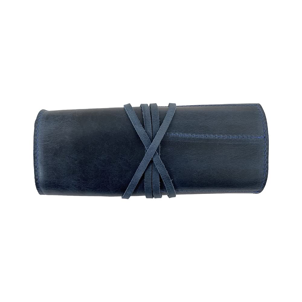 Hide & Drink, Rustic Pencil Roll Pouch, Multi-Purpose Storage Wrap for Scissors, Earphones
