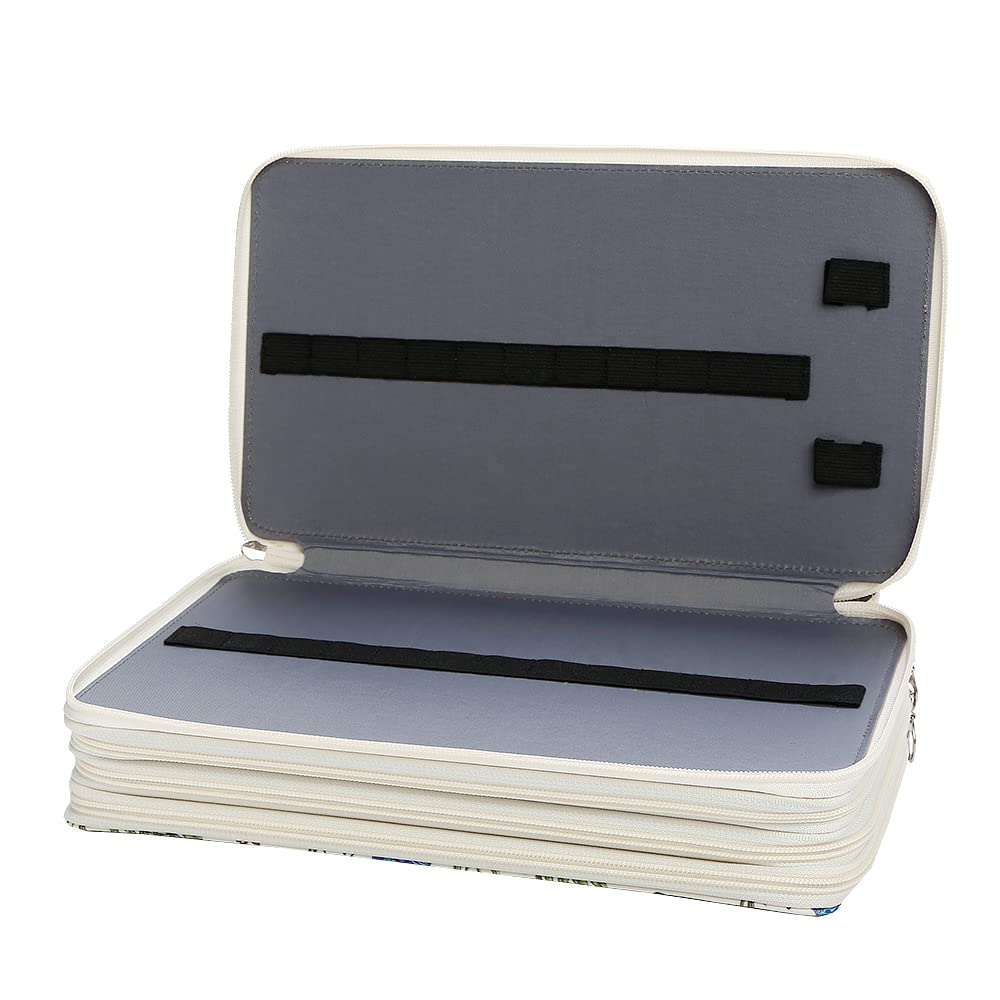 Lbxgap 300 Slots Colored Pencil Case Organizer, 4 Layer Bag