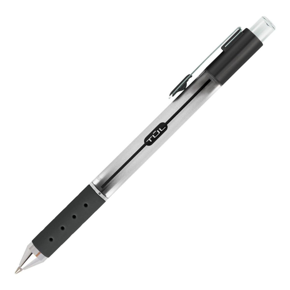 TUL® GL Series Retractable Gel Pens, Medium Point, 0.7 mm, Silver Barrel, Assorted Business Inks