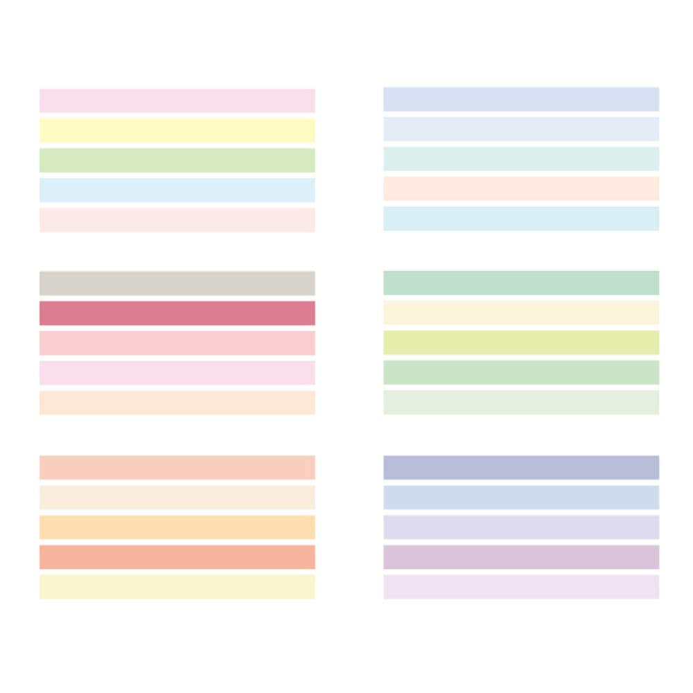 YUBBAEX Natural Color Washi Tape Set 30 Rolls Decorative Tapes for DIY Crafts, Journals, Planners