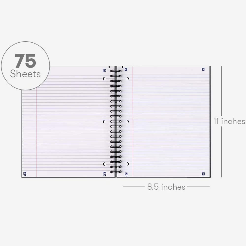 Hamelin, College Ruled Notebook/Journal, 8.5inx11in, Spiral bound, Hardcover, 1 Subject Notebook