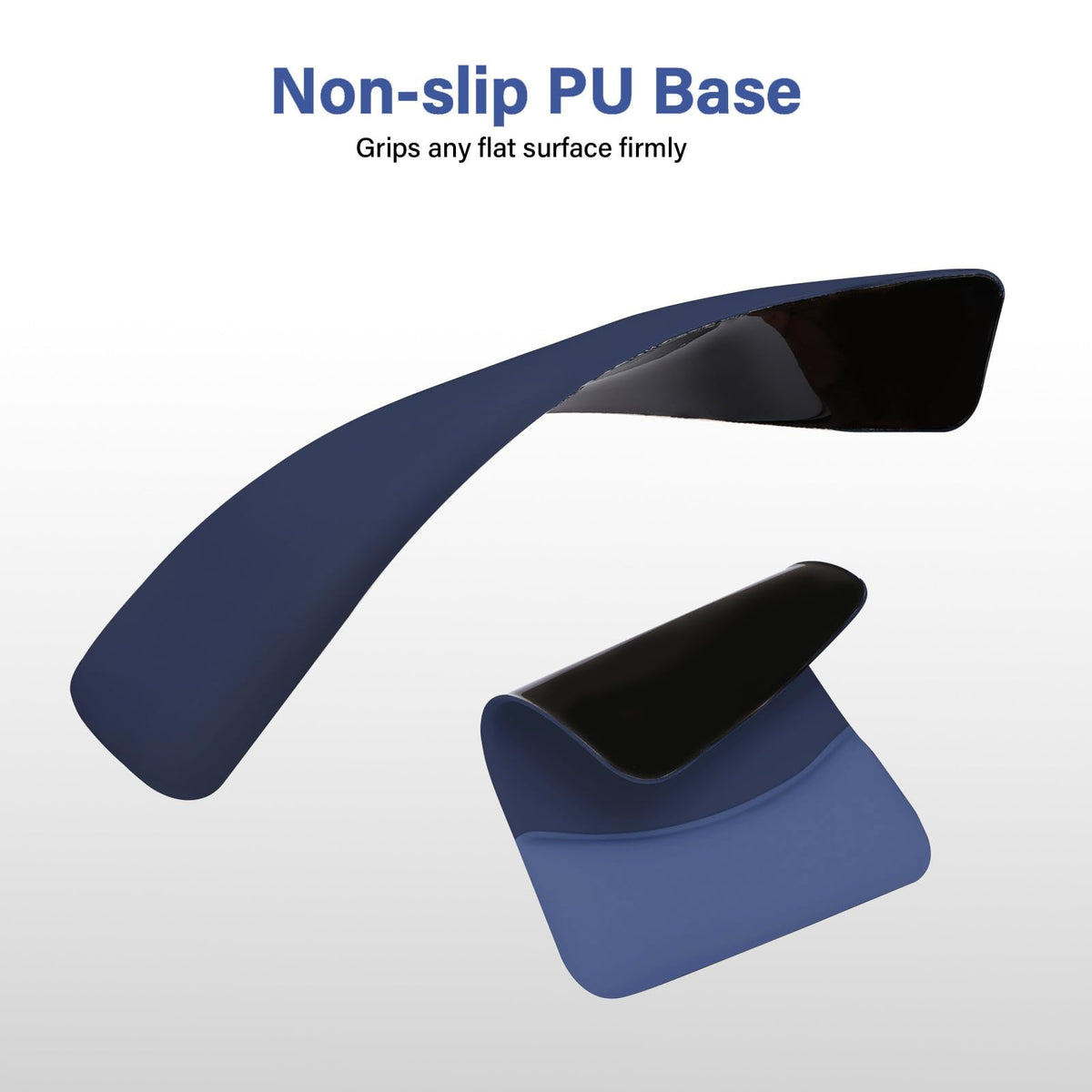 MOSISO Wrist Rest Support Mouse Pad & Keyboard Set, Navy Blue