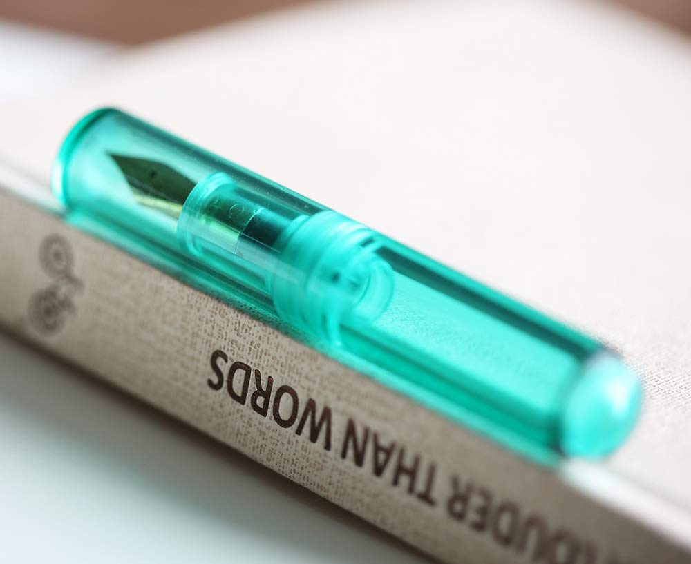 erofa Wancai Mini Fountain Pen (Extra Fine Nib 0.38mm) Pocket-Size Travel Short Writing Gift Pen