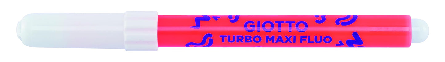 GIOTTO Turbo Maxi Fluo Hydrocolor Color Pen Case with 8 Colors