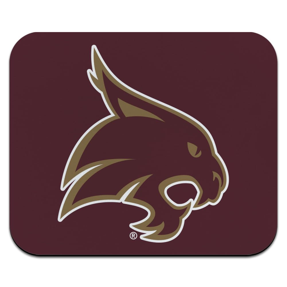 Texas State University Logo Low Profile Thin Mouse Pad Mousepad