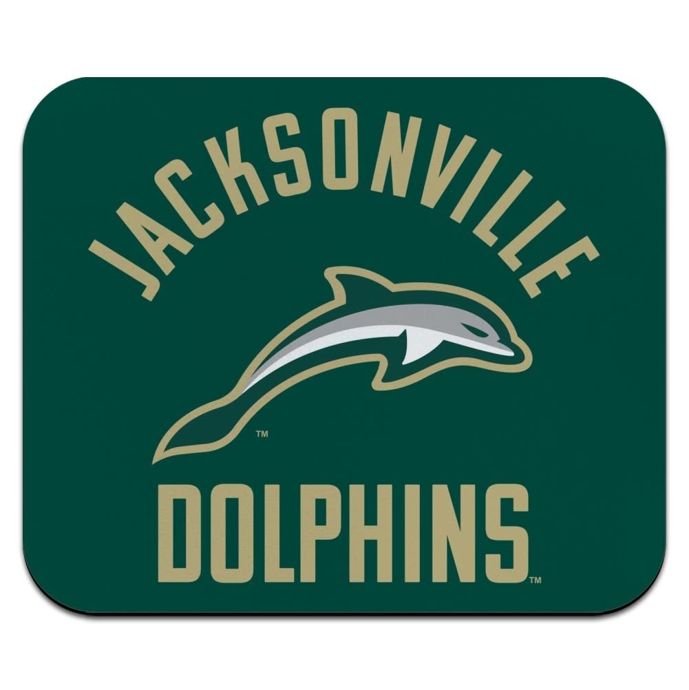 Jacksonville University Dolphins Logo Low Profile Thin Mouse Pad Mousepad