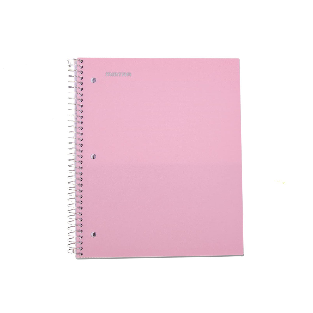 Mintra Office Durable Spiral Notebooks, 3 Subject (Arctic Ice, Sun Yellow, Spring Pink, Wide Ruled