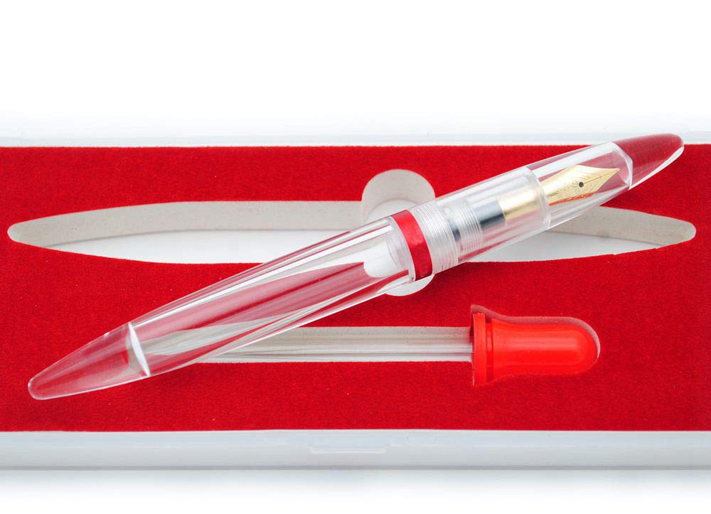 czxwyst M2 Large Ink Capacity Eyedropper Fountain Pen Eye Dropper Filling Pen Set for