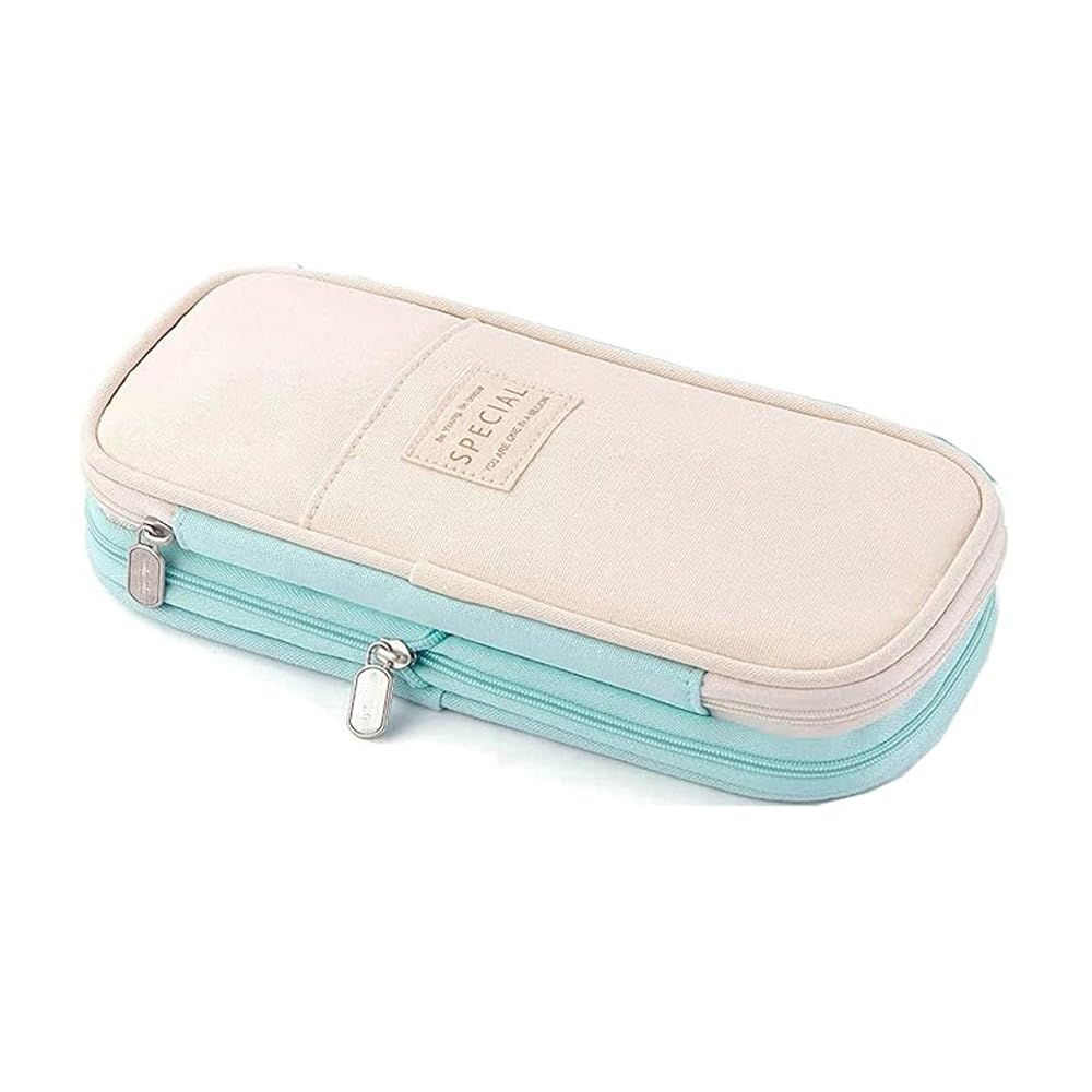 Arnuixty Large Storage Pencil Case Pen Bag with Zipper Big Capacity Pouch Organizer for Office