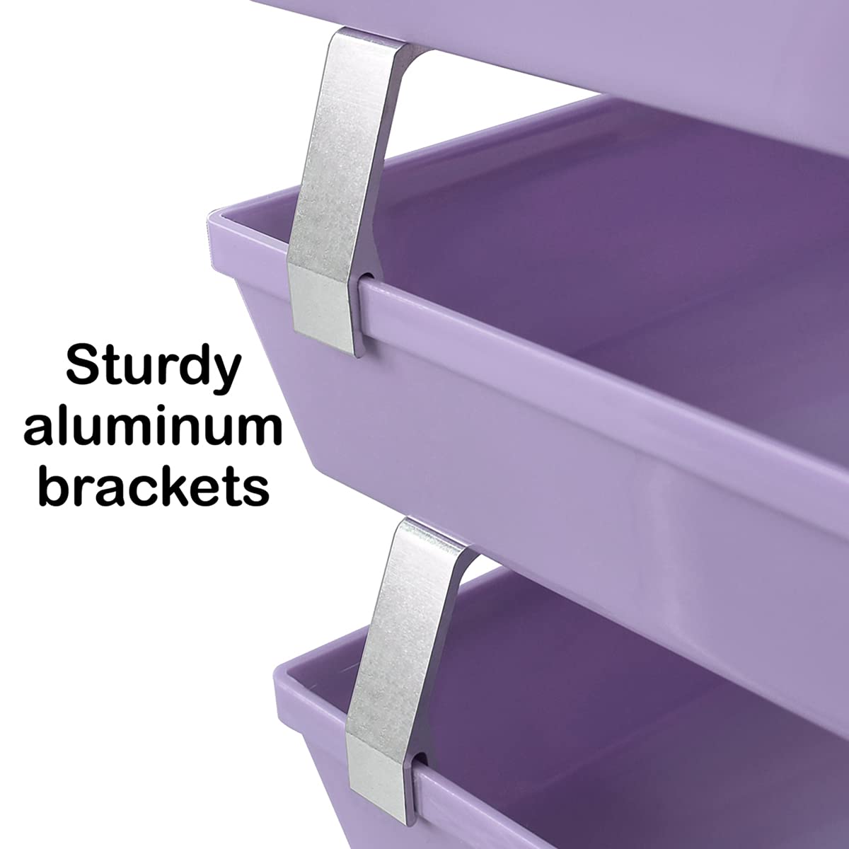 Acrimet Facility 3 Tier Letter Tray, Side Load, Letter Size/A4, Desktop File Organizer, Plastic