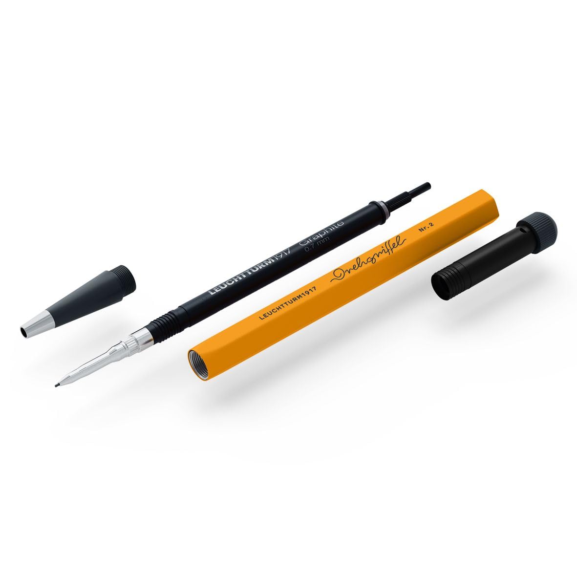 LEUCHTTURM1917 - Drehgriffel Mechanical Pencil - Refillable Writing Stylus with 0.7 mm HB Graphite