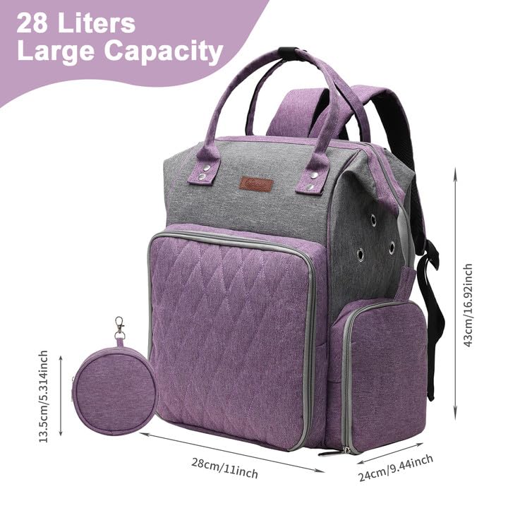 KOKNIT crochet bag,knitting bagBackpack and Tote Bag Storage Bag ，Large capacityYarn Storage