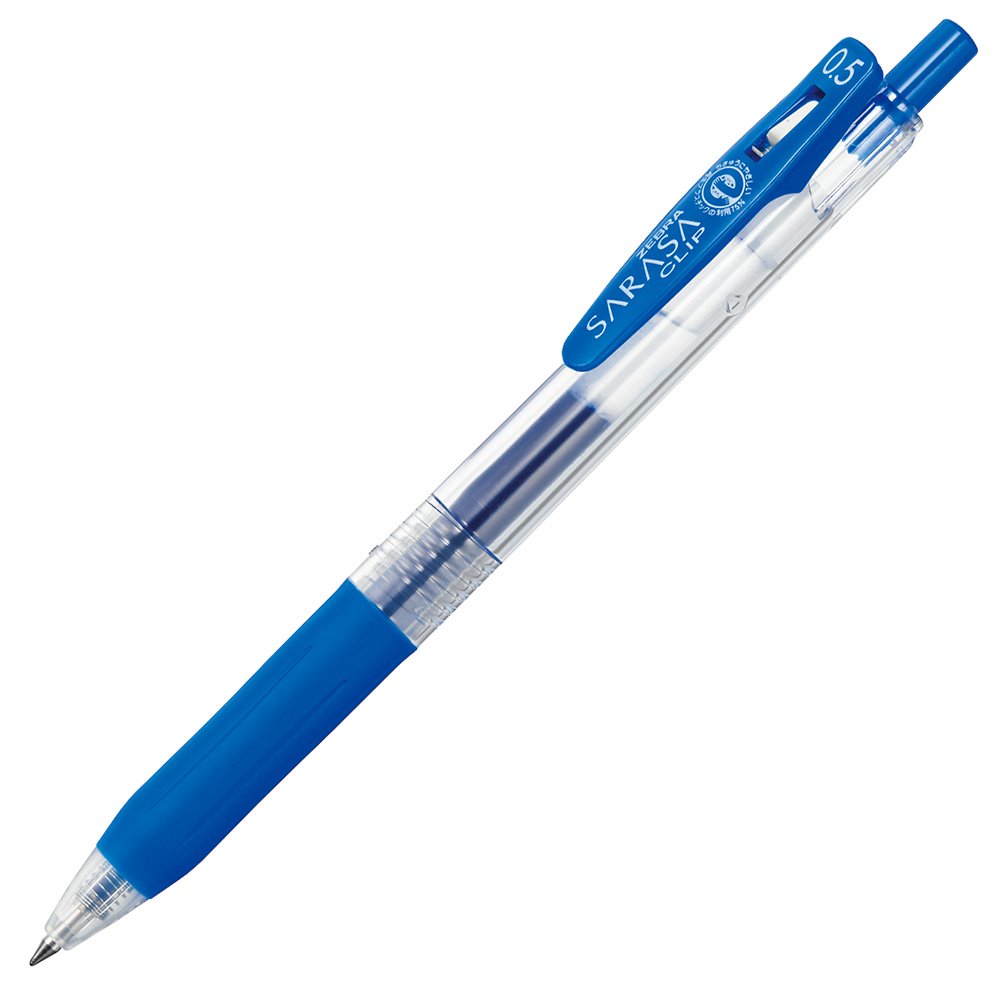 Zebra Gel Ballpoint Pen Sarasa Clip 0.5 Cobalt Blue 10 pcs B-JJ15-COBL