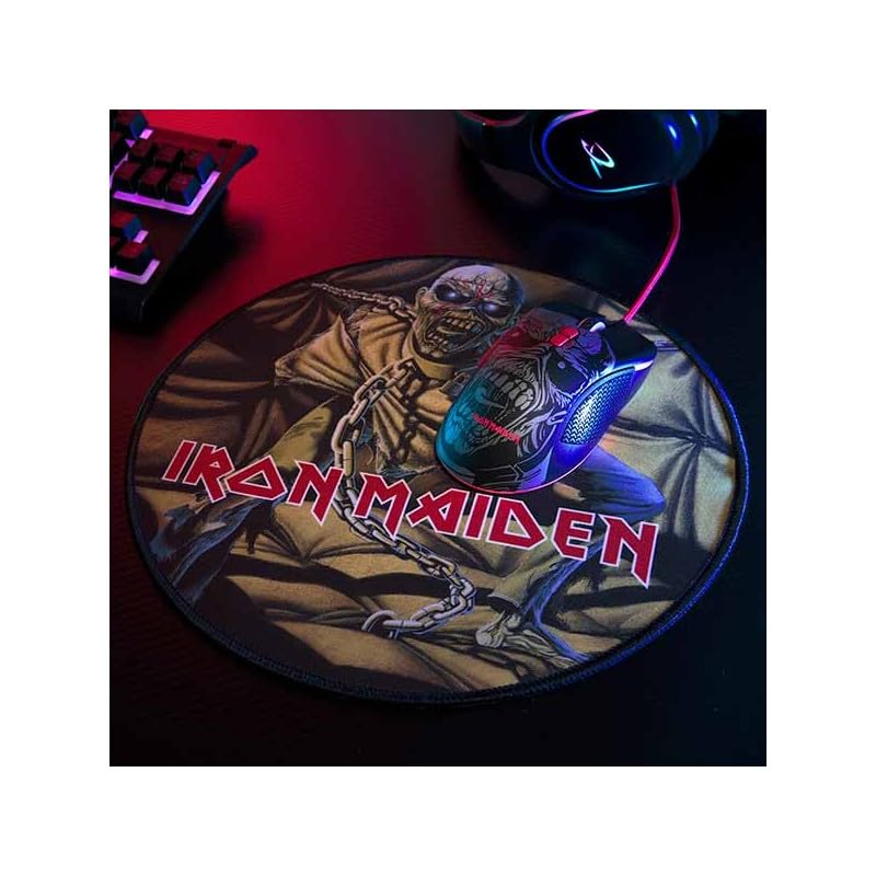 Subsoni Metal and Hard Rock Mouse - Anti-Slip Beaded Finish Mouse pad - Official License (Iron