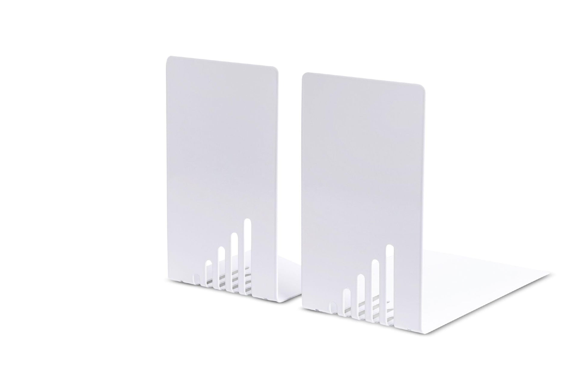 Maul 85 x 140 x 140 mm Narrow Metal Book Ends - White
