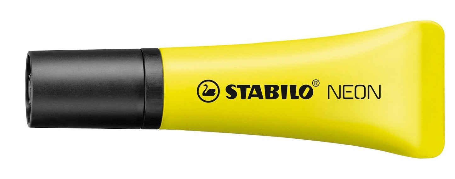 Stabilo Neon Highlighter Pen Yellow Colours
