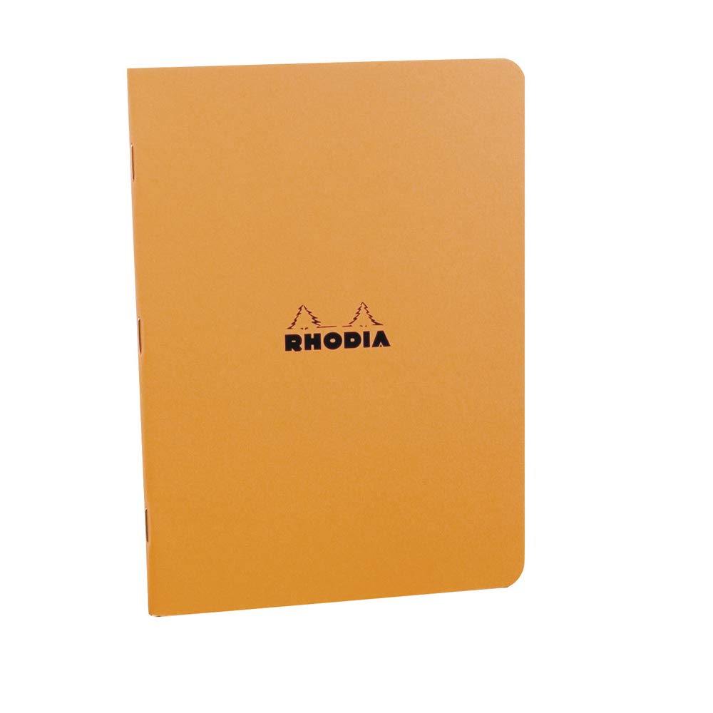 Rhodia Classic cf119164 Staple Notebook, A4, 0.2 inch (5 mm) Ruled, 96 Pages, Water Repellent