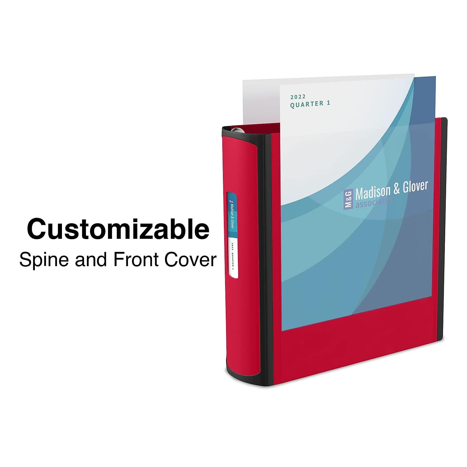 Staples Better Binder, 4 Inch D-Ring, Red, Reinforced Spine