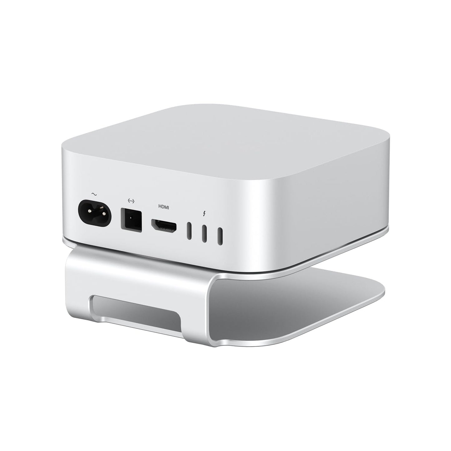 Qwiizlab Aluminum Stand for 2026 Mac mini M6/M5 Pro, Compatible with 2024 Mac mini M4/M4 Pro, Easy