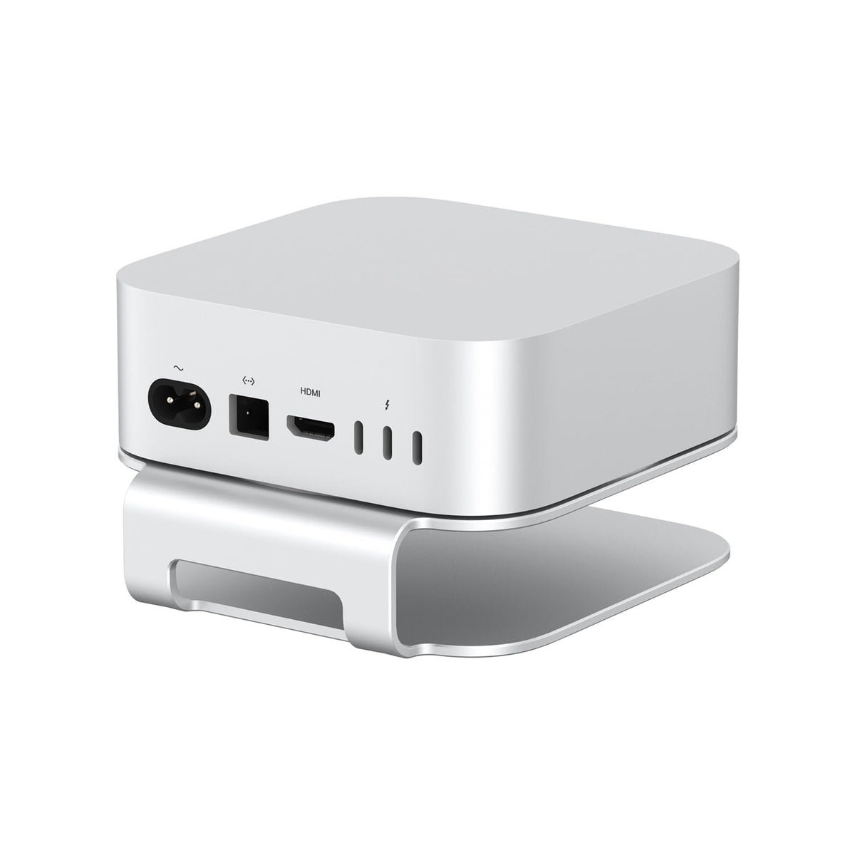 Qwiizlab Aluminum Stand for 2026 Mac mini M6/M5 Pro, Compatible with 2024 Mac mini M4/M4 Pro, Easy